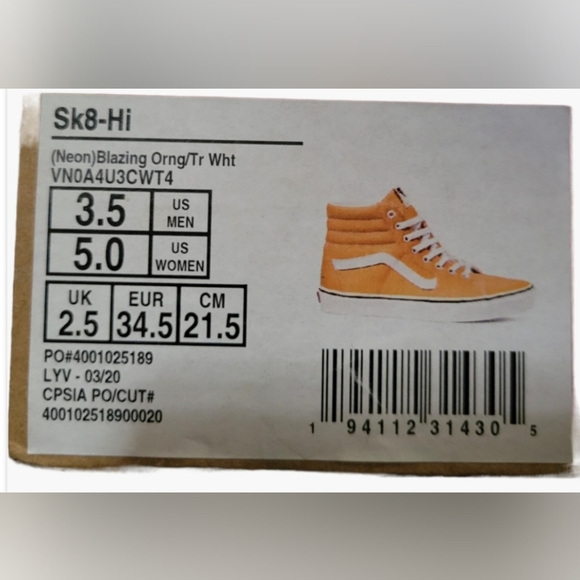 Vans sk8 HI - Picture 3 of 4
